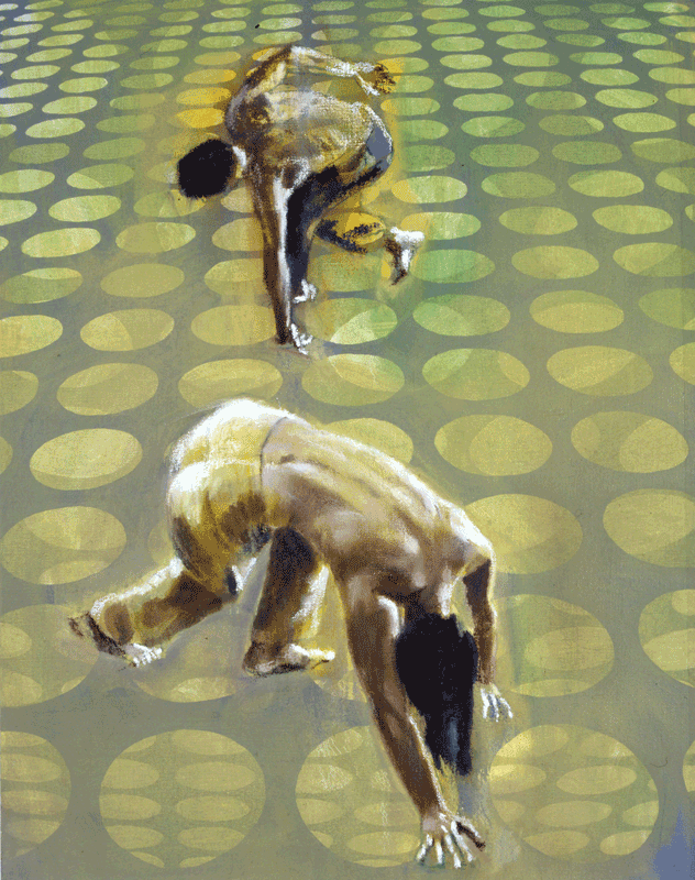 Painting of a pair of dancers